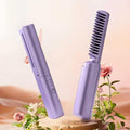 Portable Hair Straightener Cordless Rechargeable Adjustable Hair Straightener