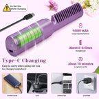 Portable Hair Straightener Cordless Rechargeable Adjustable Hair Straightener