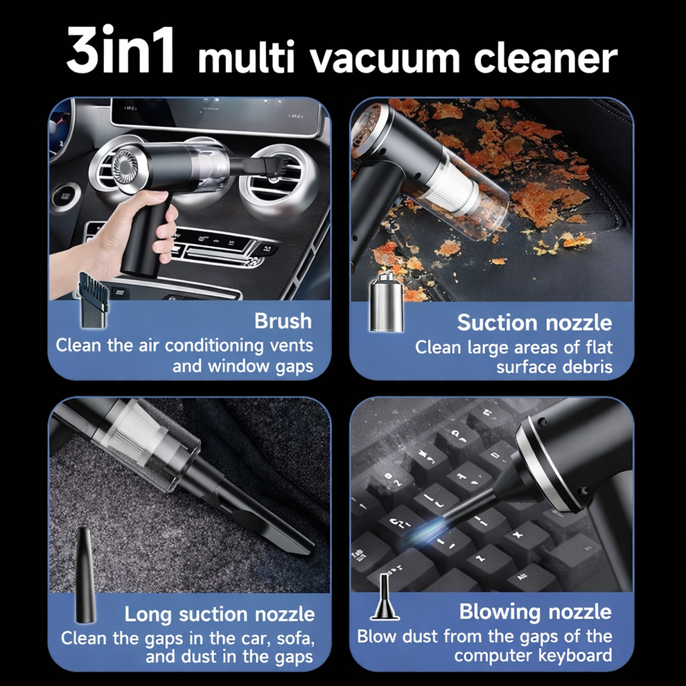 Wireless Pawarful Car & Home Vacuum Cleaner